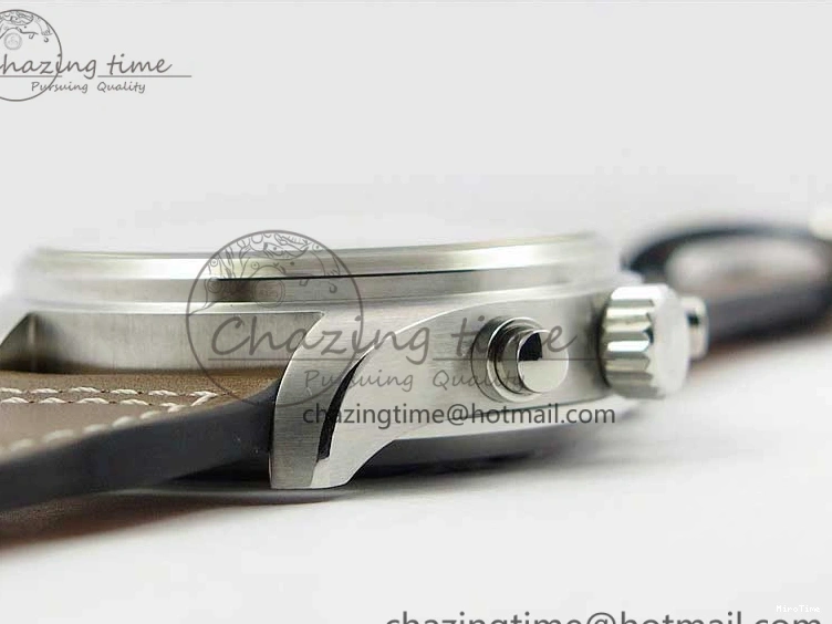 MIROTIME 0103 Pilot Chrono IW377726 ZF 1:1 Best Edition Green Dial on Brown Leather Strap A Trendsetting 7125